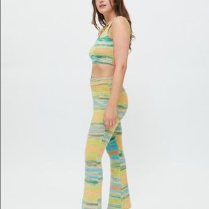 Urban Outfitters Space Dye Knit Flare Pants